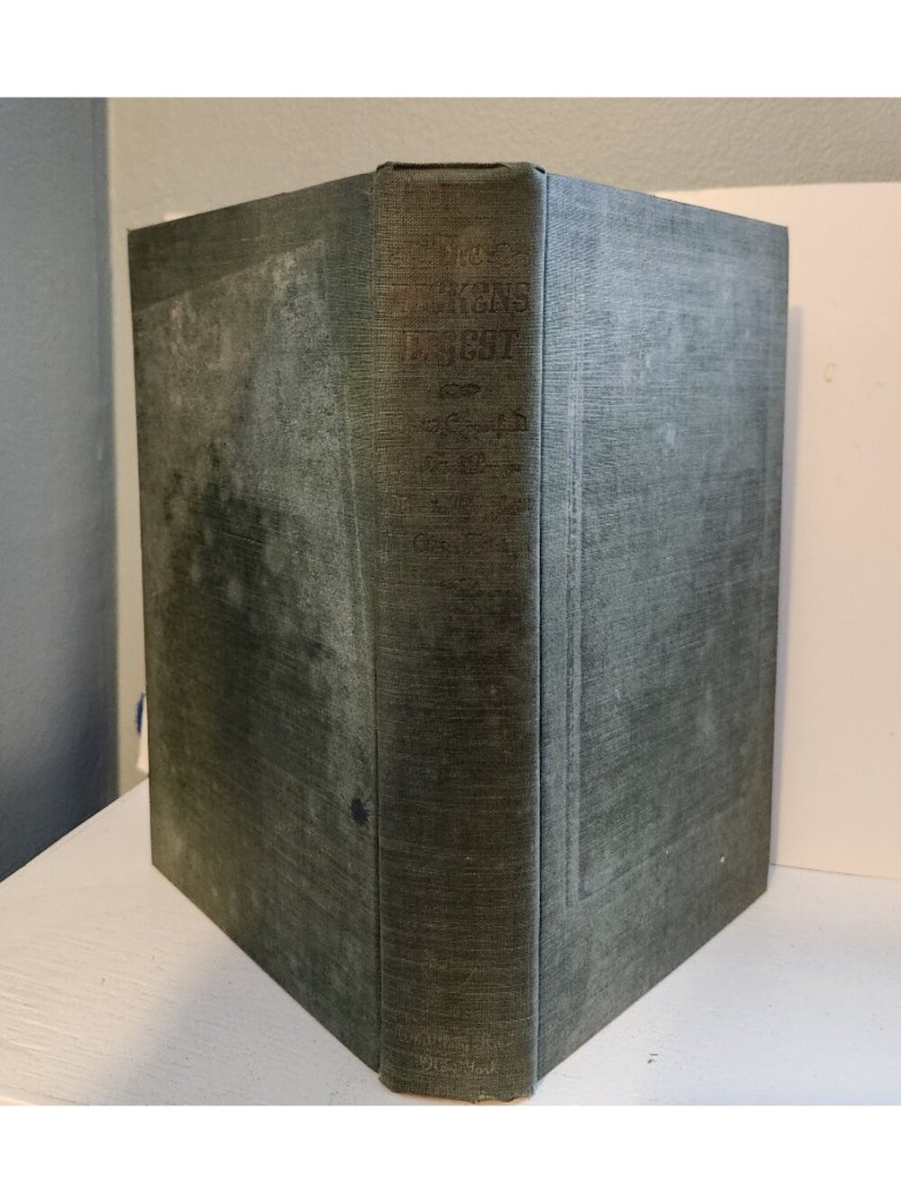1943 The Dickens Digest Illustrated Vintage Hardcover Charles Dickens